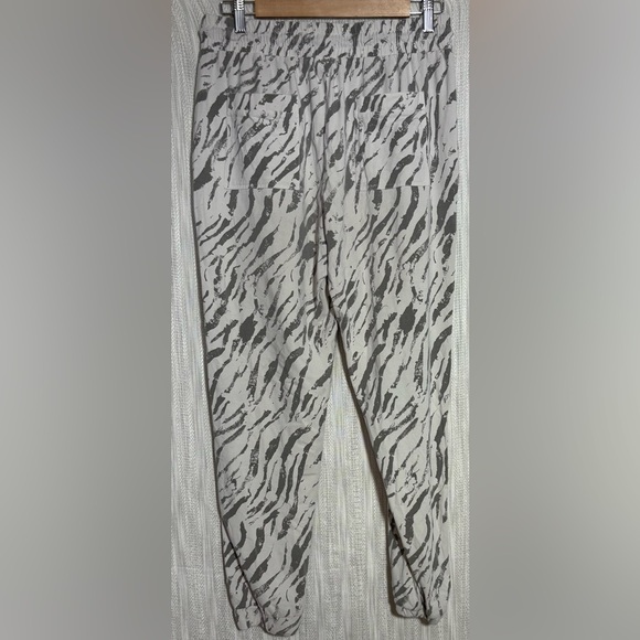 Neon Buddha Gray Zebra Print Joggers - Picture 4 of 5
